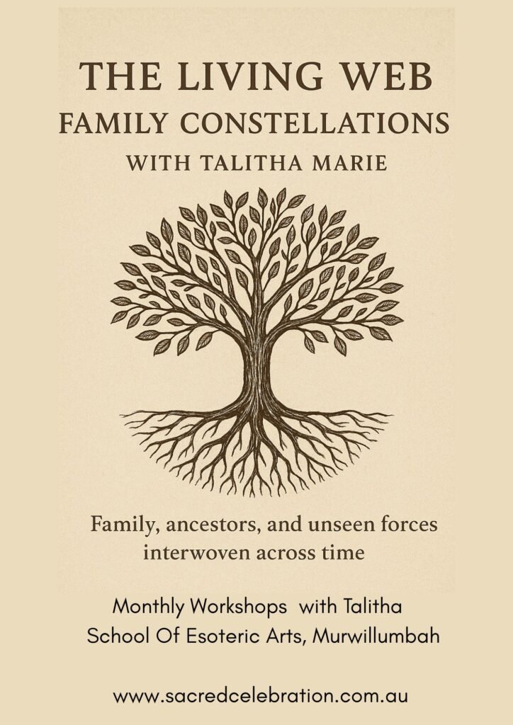 Family Constellations Byron Bay, Family Constellations Australia, Systemic Constellations, Talitha Marie Family Constellations Facilitator Australia